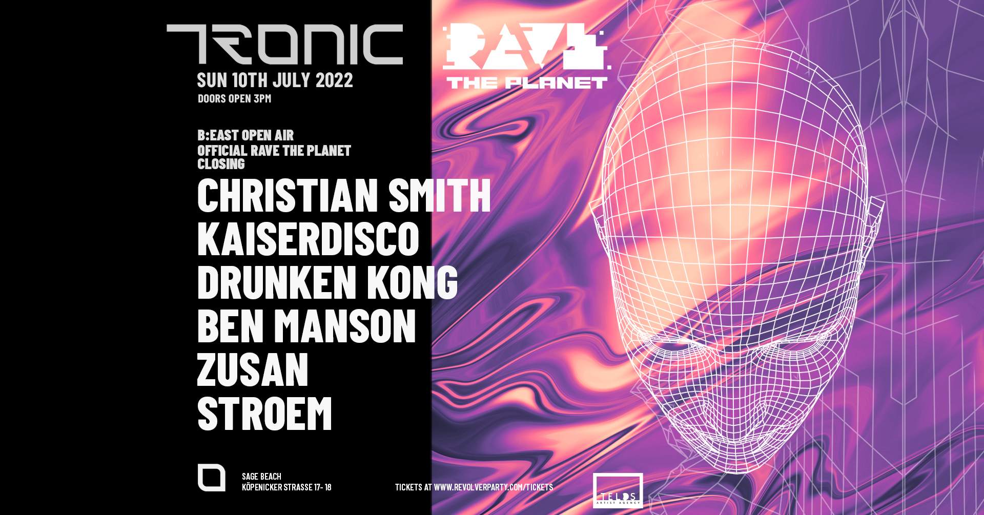 Official Rave the Planet Closing Party: B:EAST OPEN AIR / with Christian Smith/ Drunken Kong/ - Página frontal