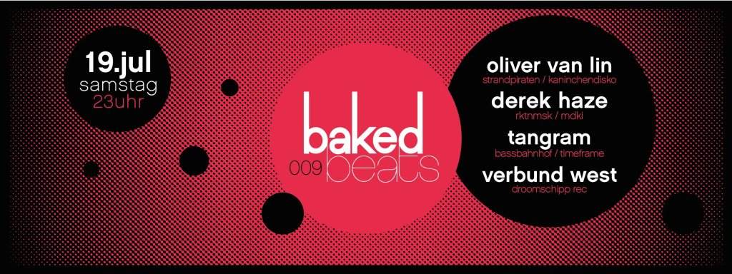 Baked Beats 009 - フライヤー表