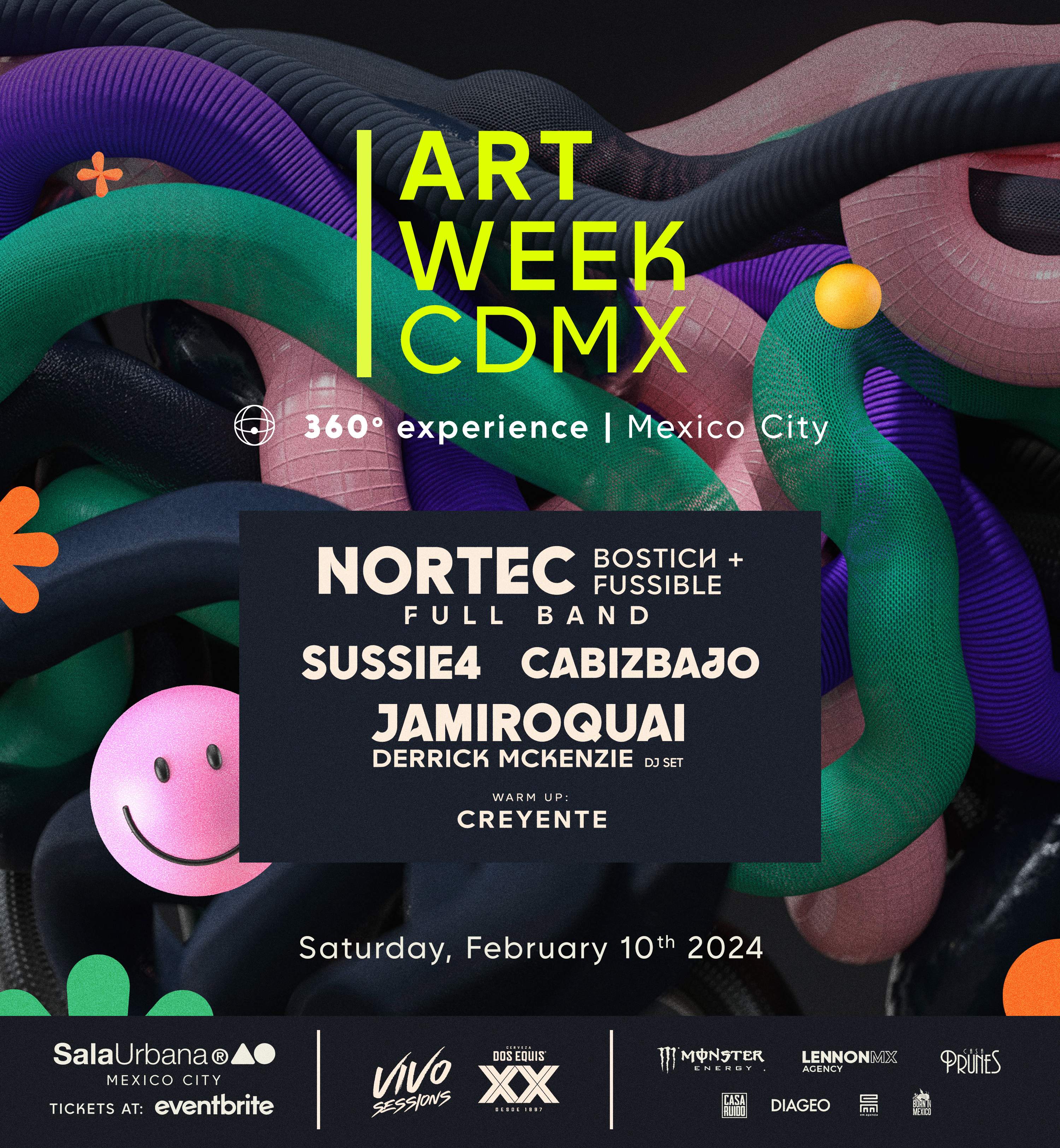 ART WEEK Festival at Sala Urbana, Mexico City