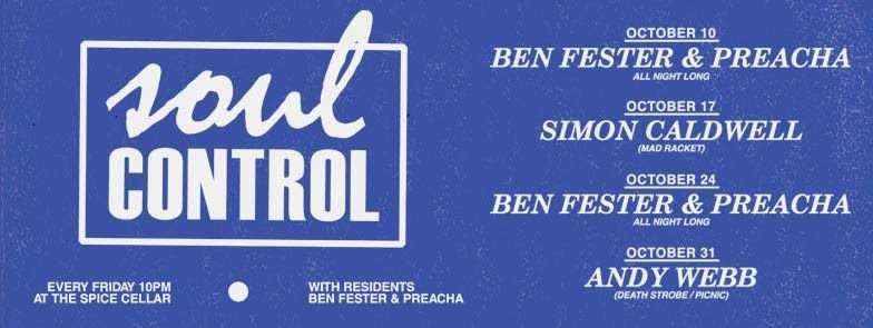 Soul Control with Simon Caldwell (Mad Racket) - Página frontal