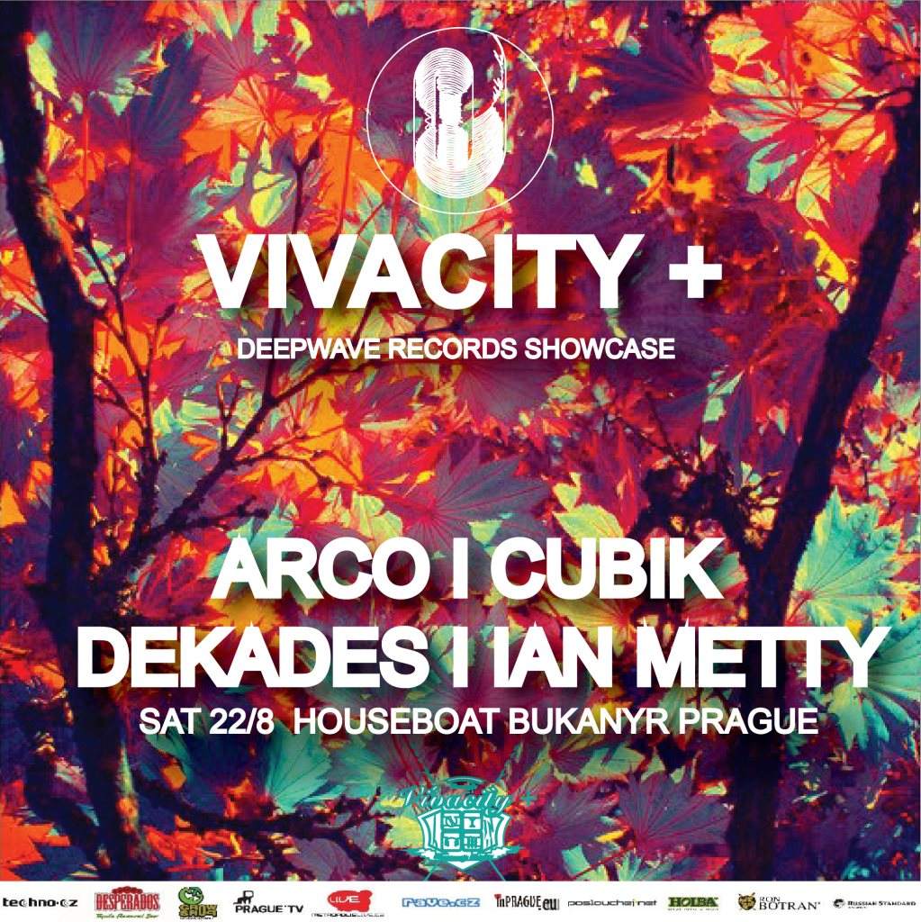 Vivacity 'Deepwave Records Label Showcase' Prague, CZ - フライヤー表