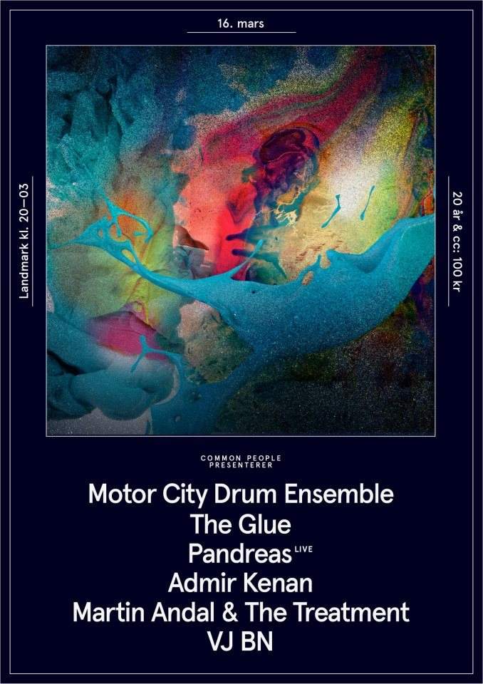 Common People: Motor City Drum Ensemble - フライヤー表