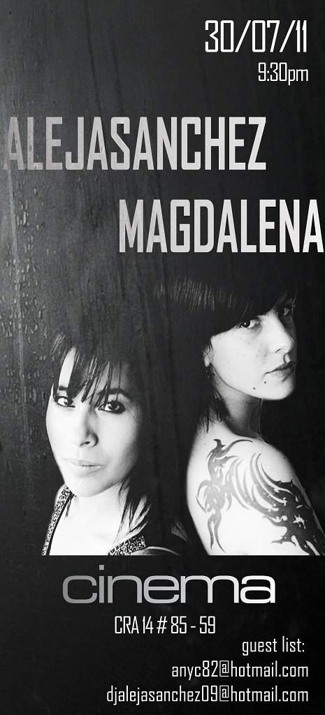 Aleja Sanchez & Magdalena - Página frontal