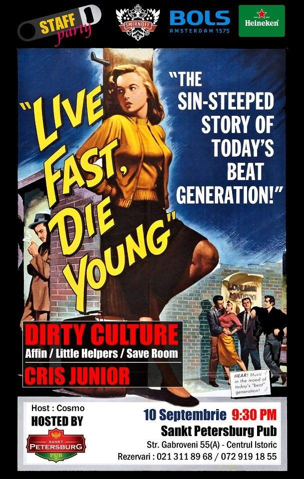 Live Fast , DIE Young - フライヤー表