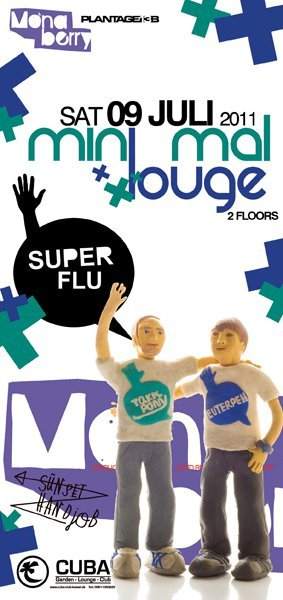 Mini Mal Louge presents Super Flu - フライヤー表