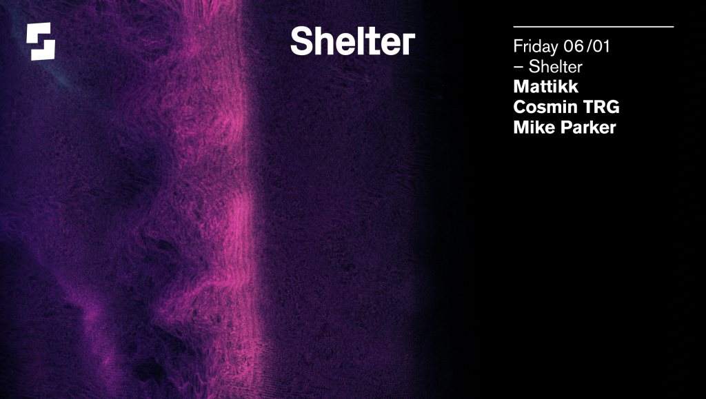Shelter; Mattikk, Cosmin TRG, Mike Parker - Página frontal