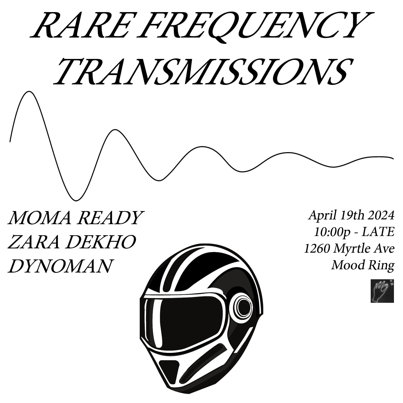Rare Frequency Transmissions with MoMA Ready, Zara Dekho, Dynoman - Página frontal