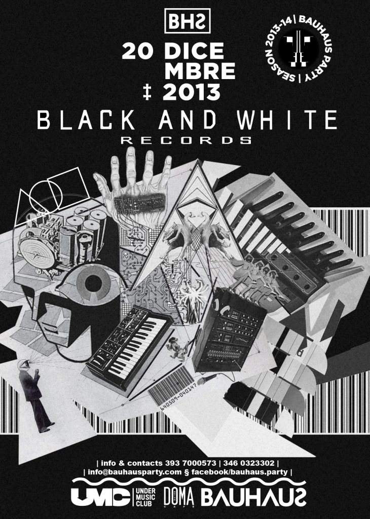 Black and White Records Showcase - Página frontal