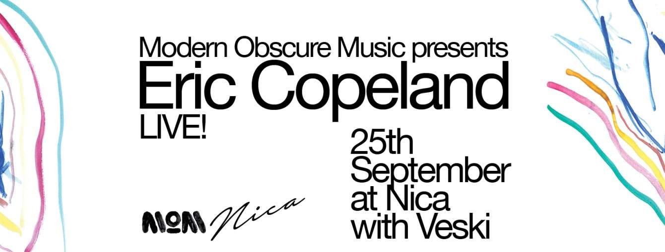 Modern Obscure Music: Eric Copeland Live & Veski - Página frontal