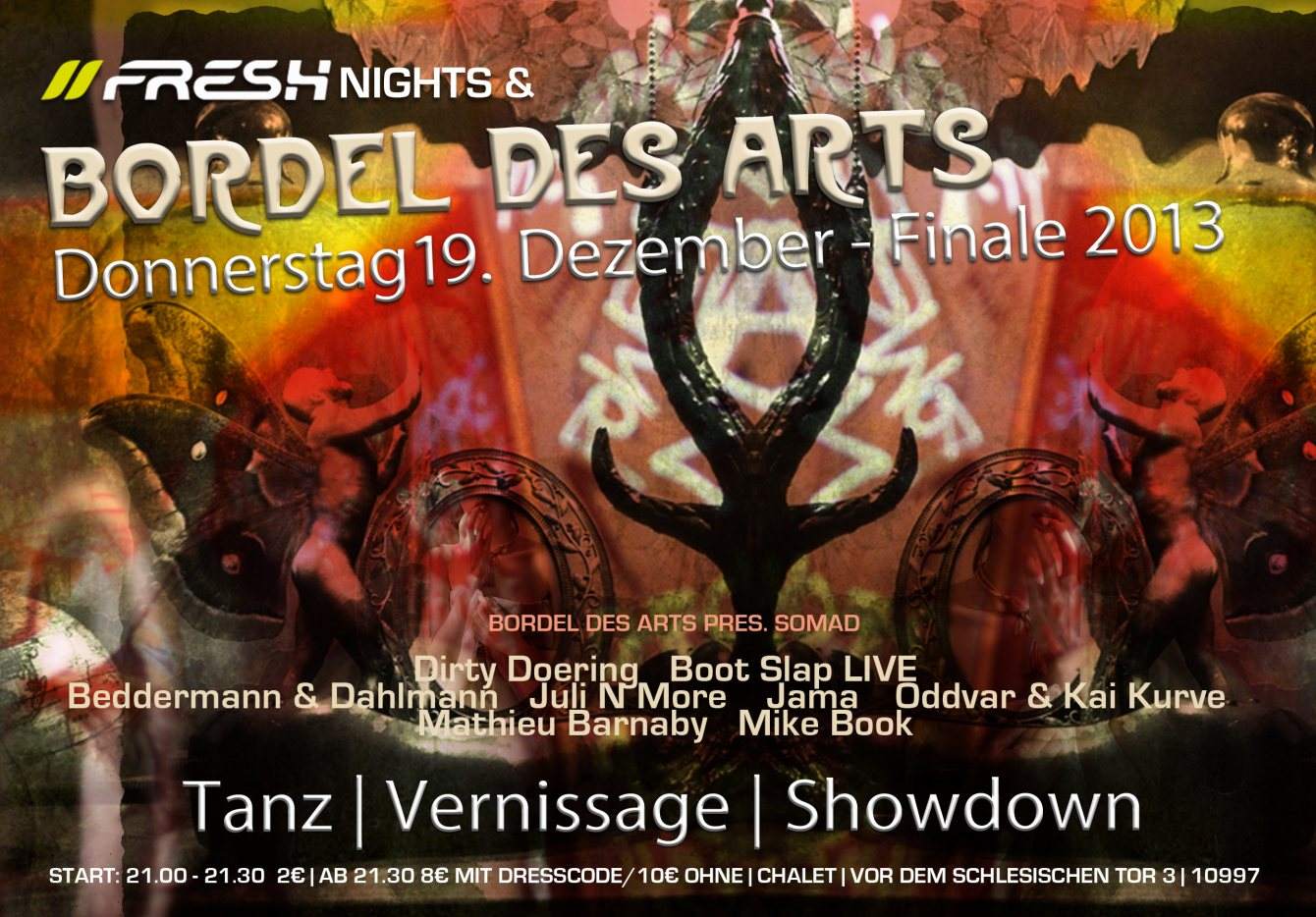 Bordel des Arts & Freshnights - Finale 2013 - Página frontal