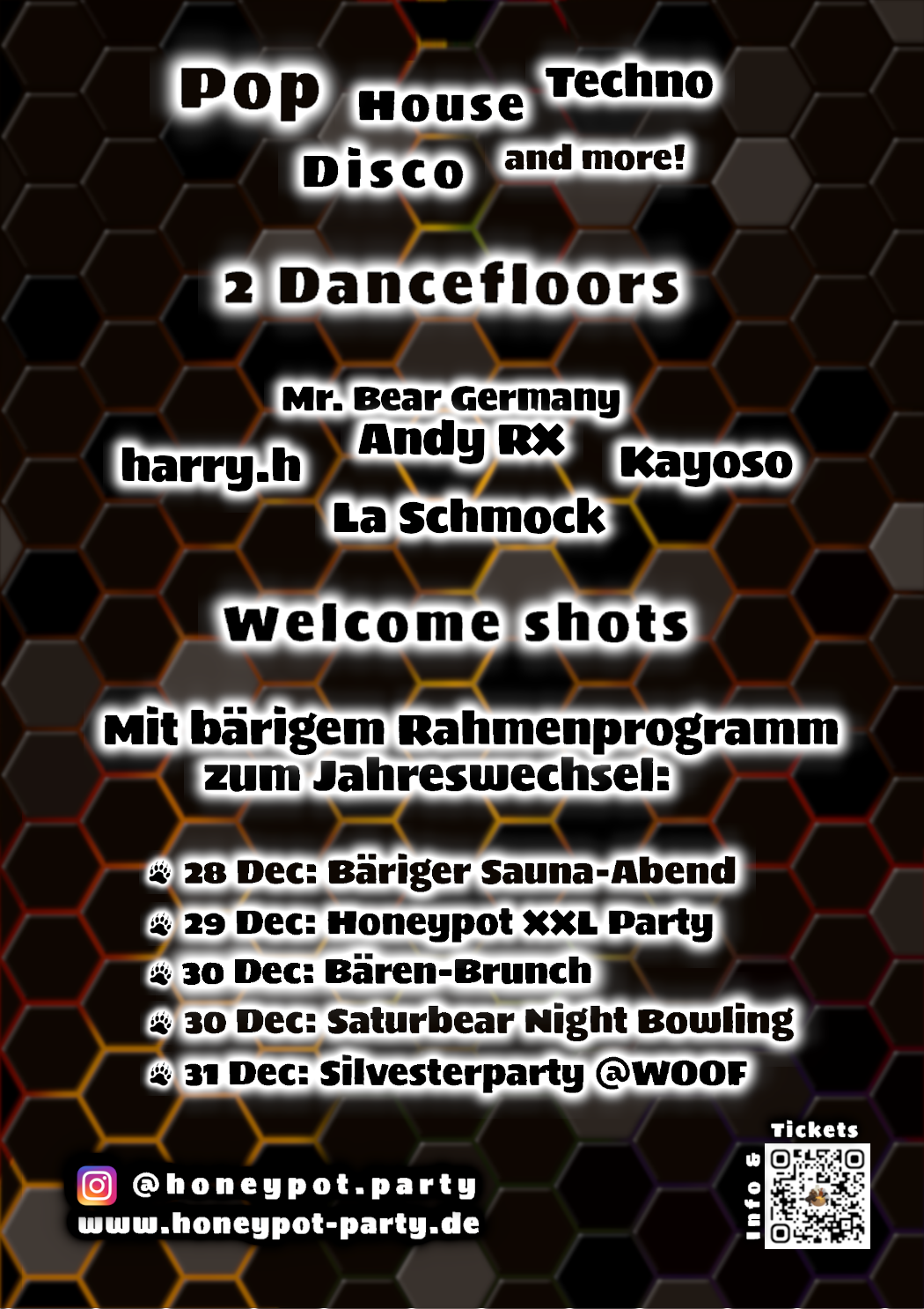 Honeypot XXL - The party for gay bears/chubbies & fans of them at Metropol,  Berlin