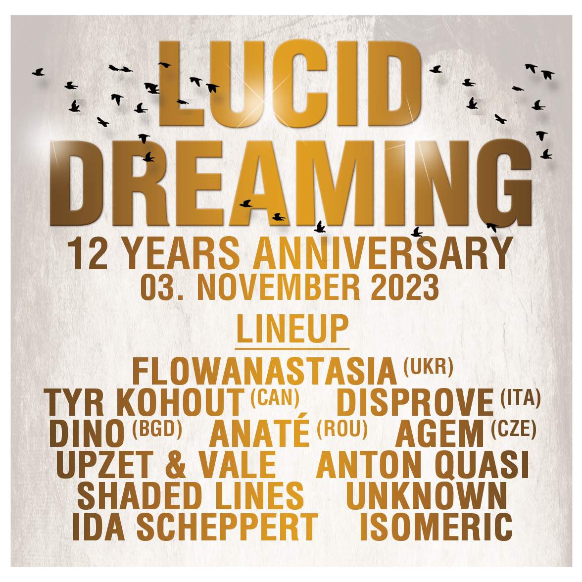12 YEARS OF LUCID DREAMING - Página frontal