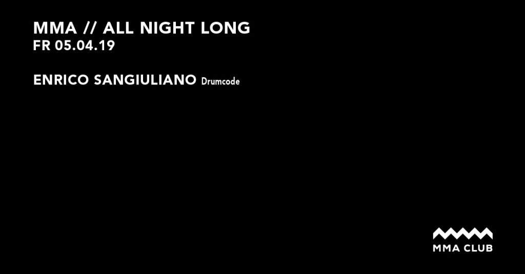 Enrico Sangiuliano // All Night Long - Página frontal