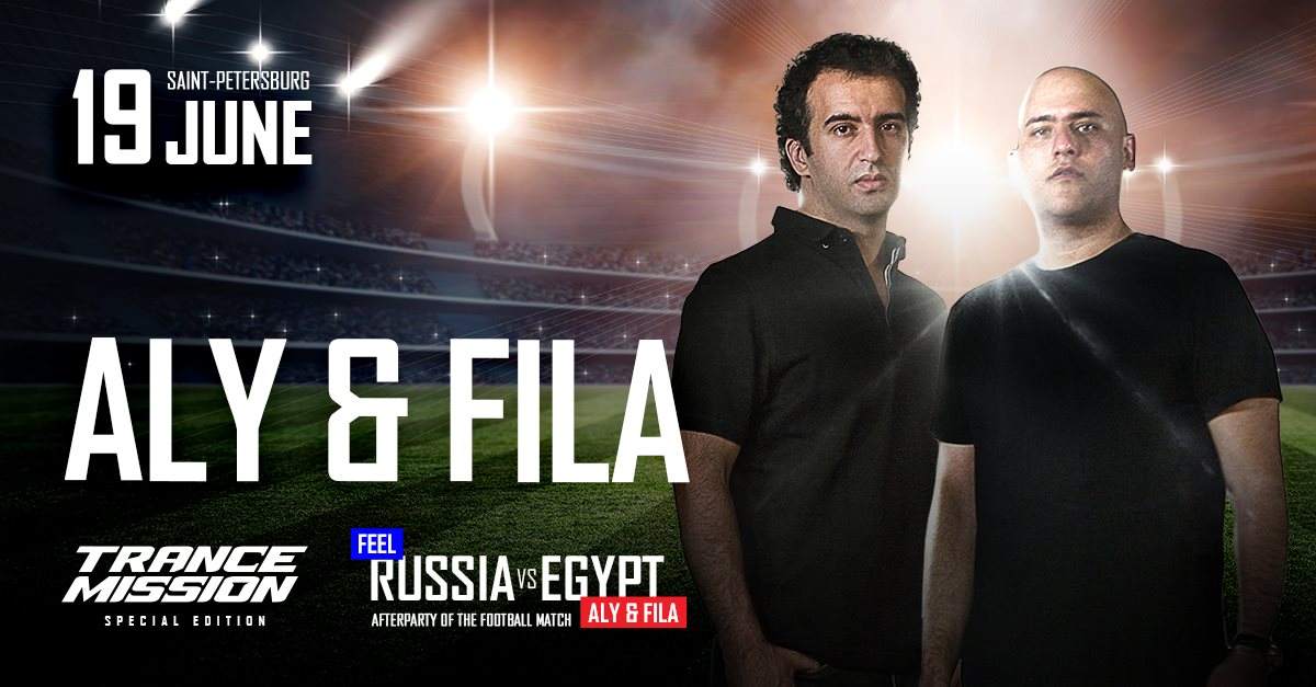 Trancemission 'Russia vs Egypt' with Aly & Fila - フライヤー表