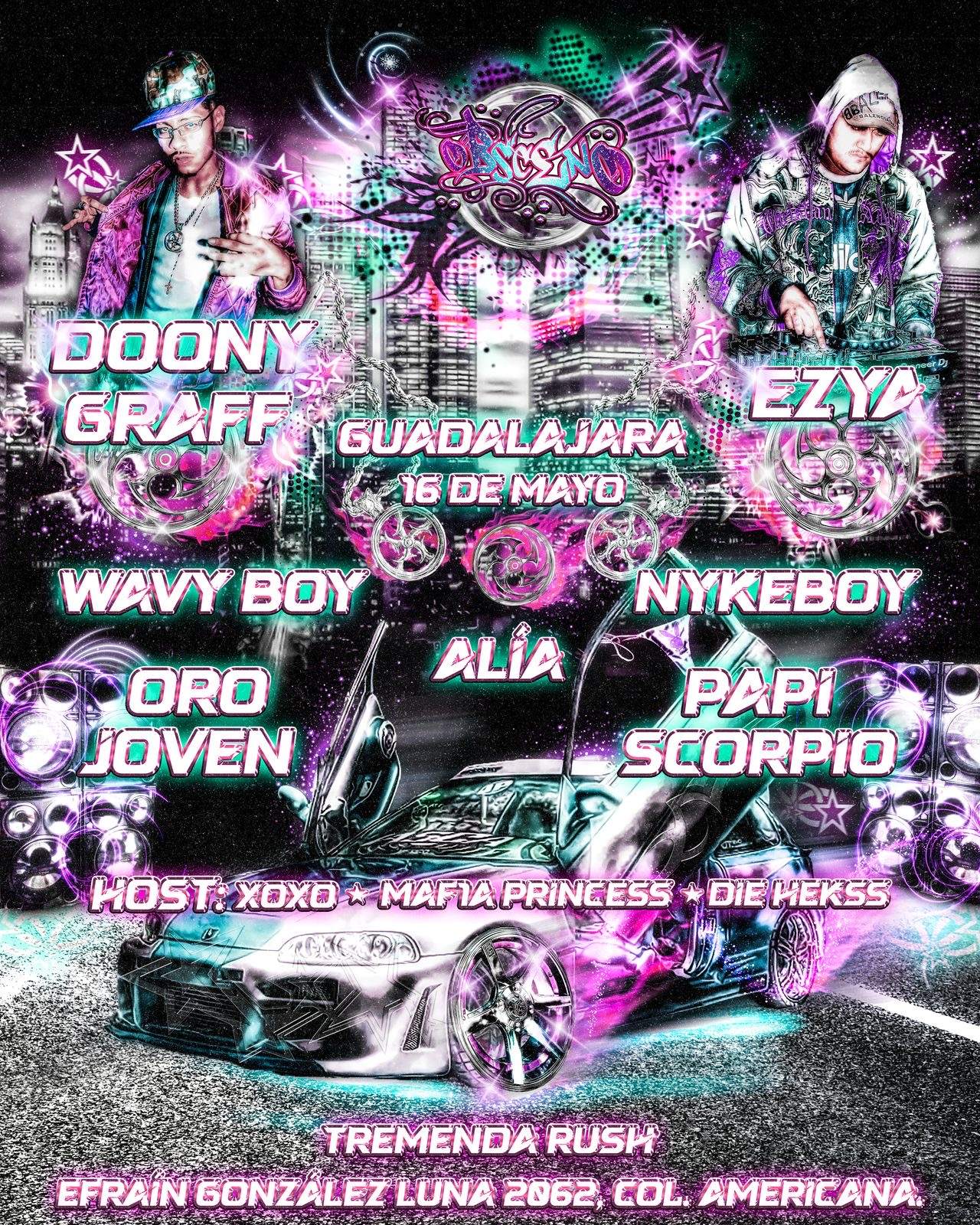 DOONY GRAFF EN ☆⋆GUADALAJARA⋆☆ en TBA - Efraín González Luna 2062, Col ...