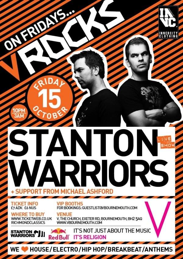Vrock presents Stanton Warriors - フライヤー表