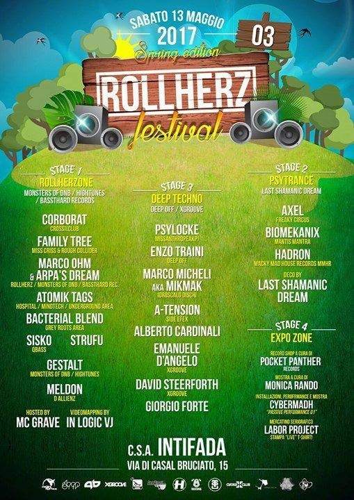 •ROLLHERZ• Festival 03 [4 STAGE] Spring Edition/Roma+After - フライヤー表