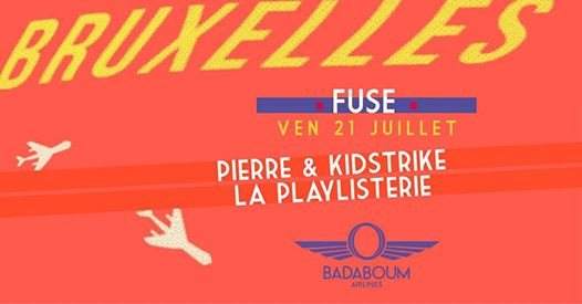 Bruxelles's Fuse in Paris with Badaboum Airlines - Página frontal