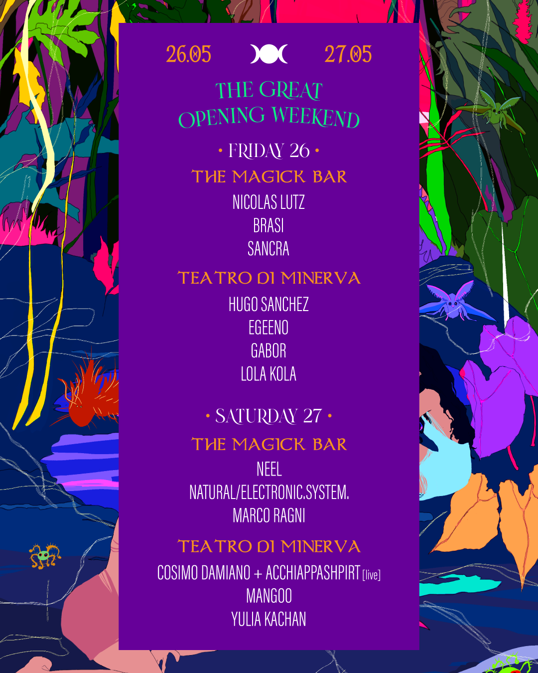 THE MAGICK BAR - The Great Opening Weekend - Página frontal