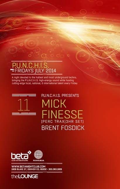 P.U.N.C.H.I.S. Fridays Feat. Mick Finesse & Brent Fosdick - Página frontal