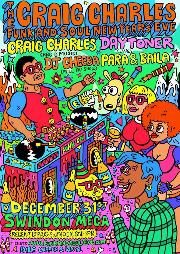 Craig Charles Funk New Year - フライヤー表