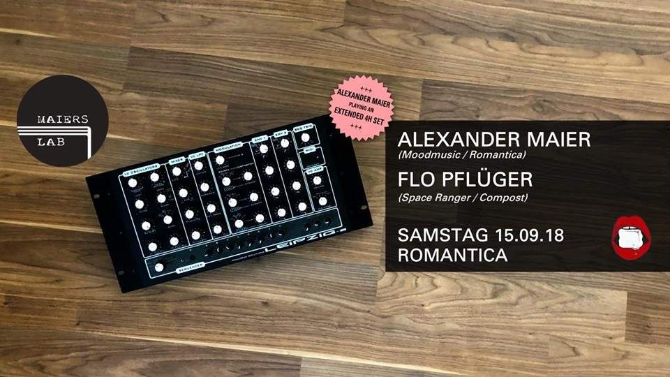 Maier's Lab with Alex Maier (4h Set) & Flo Pflüger - フライヤー表