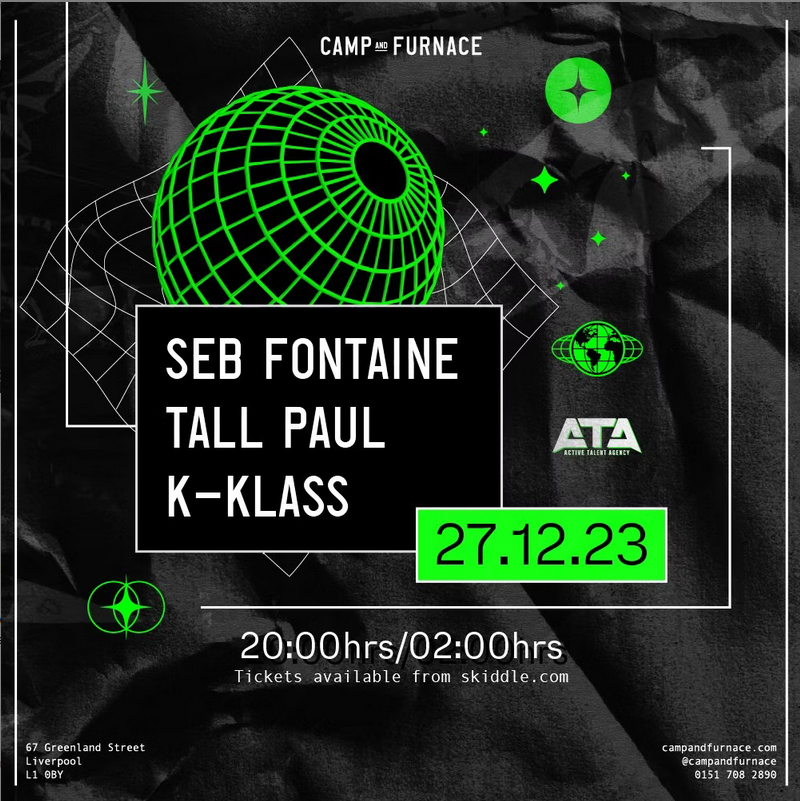 Seb Fontaine, Tall Paul and K-Klass - フライヤー表