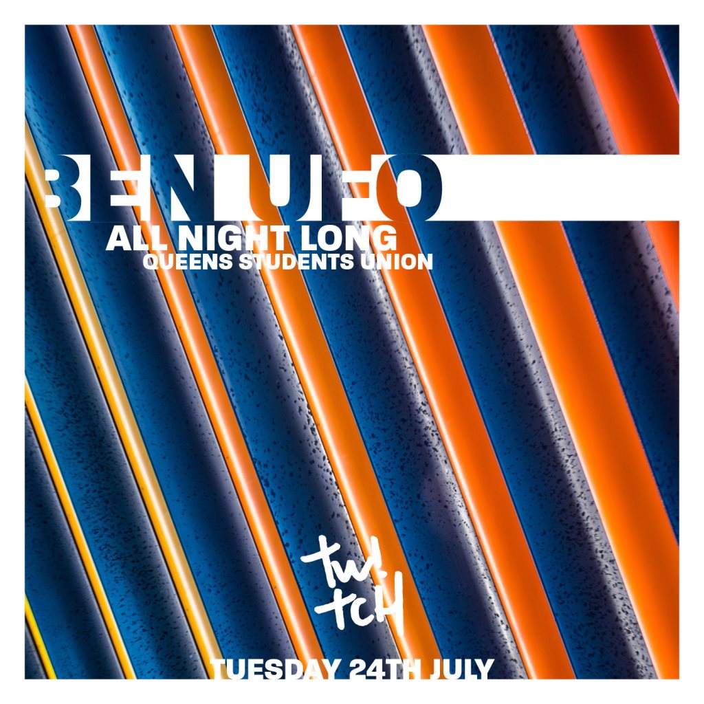 Ben UFO - All Night Long - フライヤー表