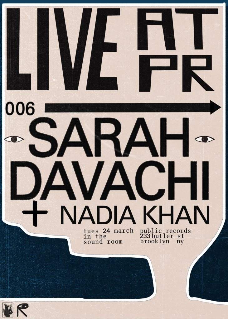 Sarah Davachi & Nadia Khan [POSTPONED] - Página frontal