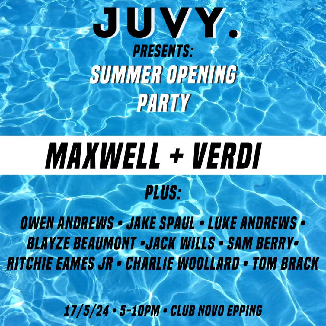 JUVY - 'Summer Opening Party!' - フライヤー表