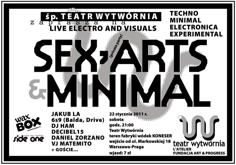 Sex Arts And Minimal At Teatr Wytwórnia Warsaw