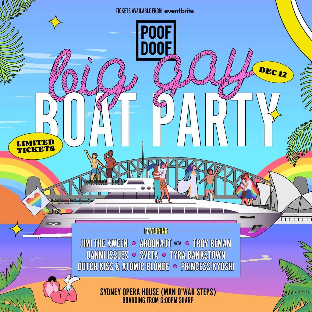 Big Gay Boat Party - フライヤー表