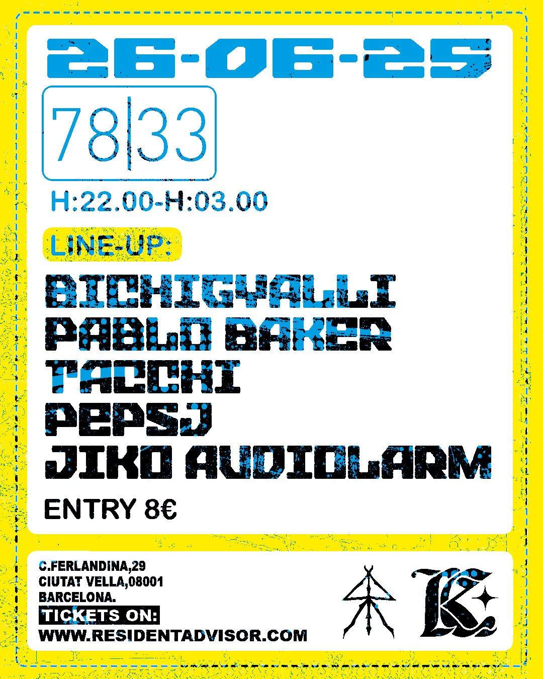 Restless Co. x R.A.R.E at 7833 Soundlab, Barcelona