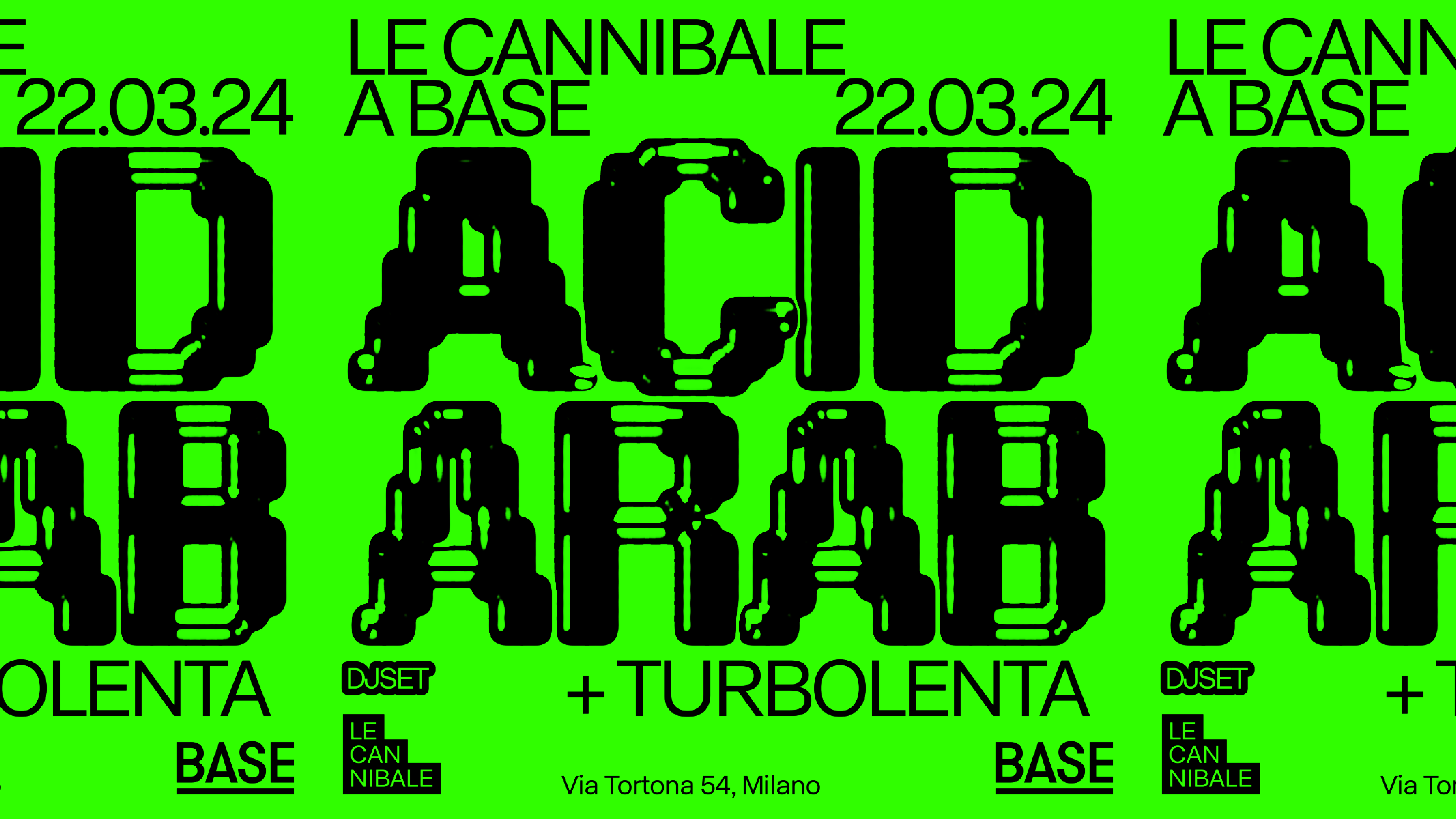 Le Cannibale - Acid Arab, Turbolenta - Página frontal