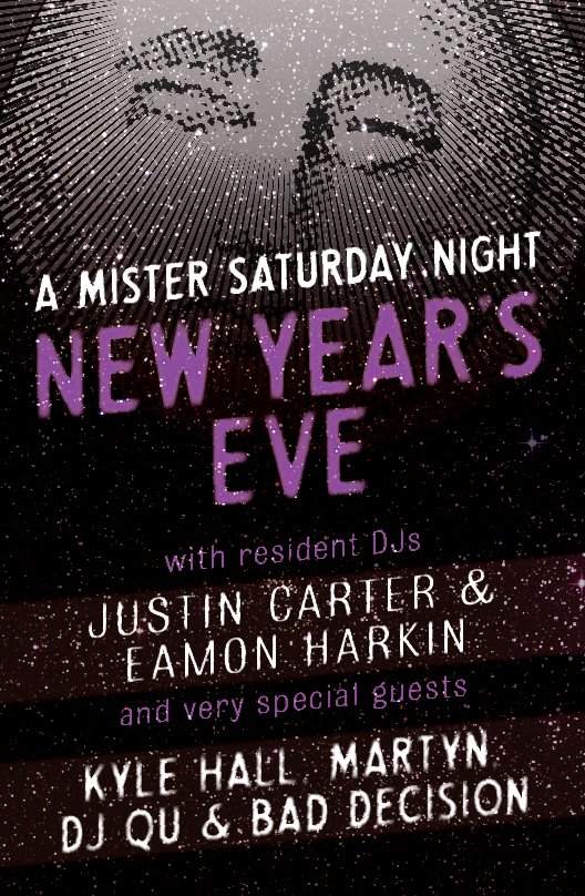 Mister Saturday Night Does New Years Eve - Página trasera