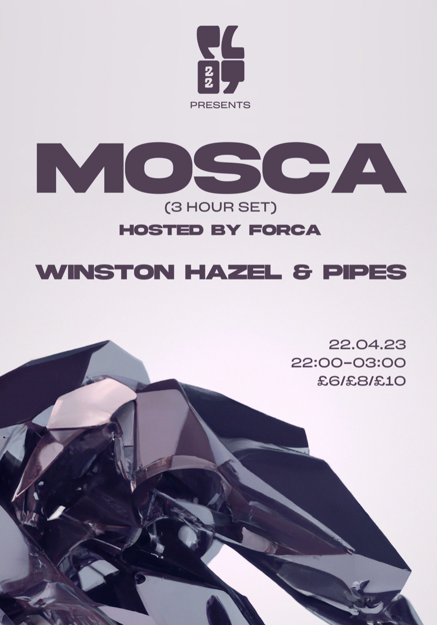 Plot 22 Presents: Mosca (3 hour set) with Force - フライヤー表