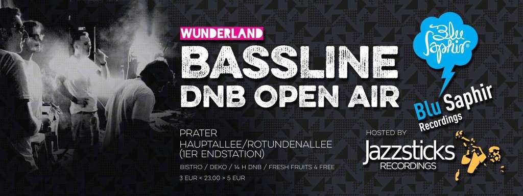 Bassline DnB Open Air Session - フライヤー表