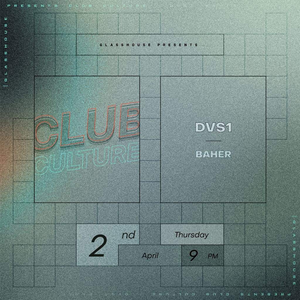Club Culture ||| DVS1 - フライヤー裏