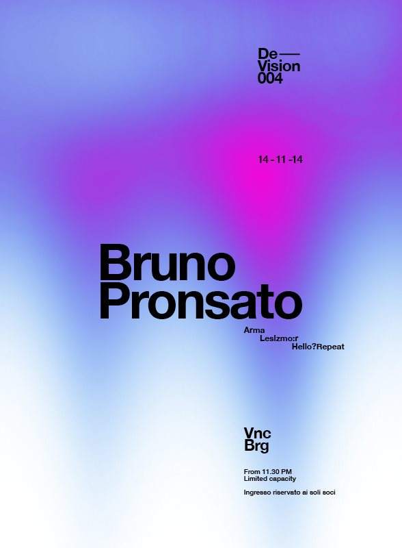 De-Vision004: Bruno Pronsato - Página frontal