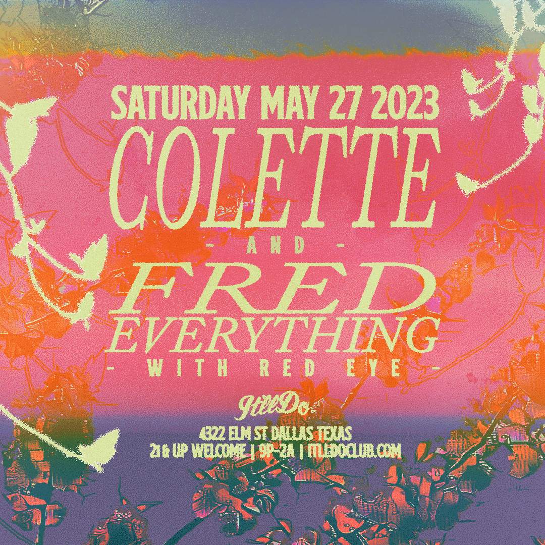 Colette & Fred Everything - フライヤー表