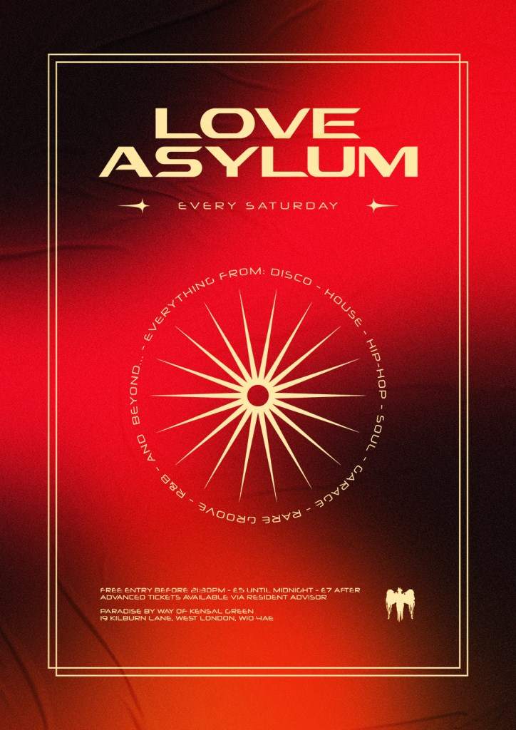 Love Asylum - with Lemmy Ashton - フライヤー裏