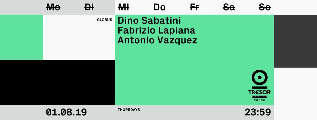 Thursdays with Dino Sabatini & Fabrizio Lapiana - Página frontal
