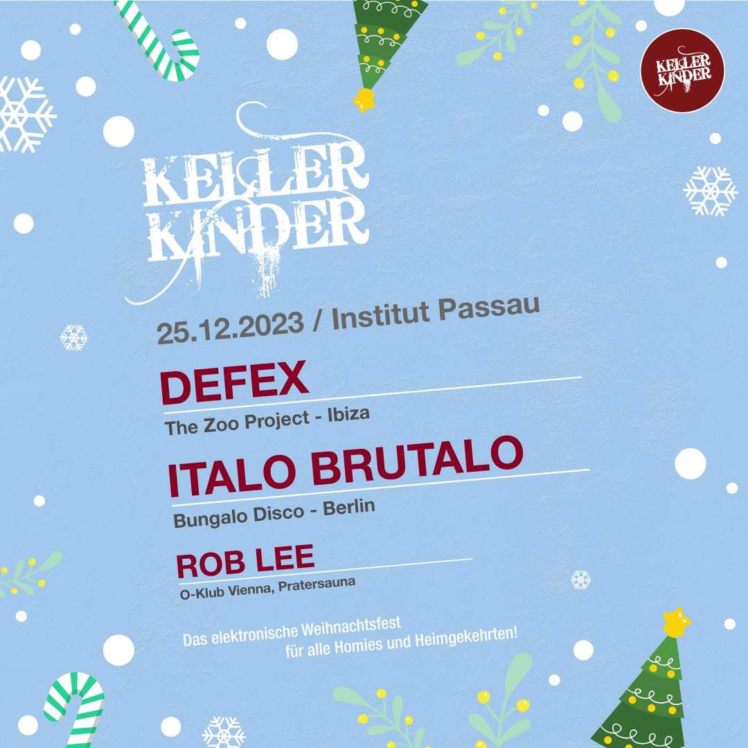 Kellerkinder - Defex & Italo Brutalo - フライヤー表