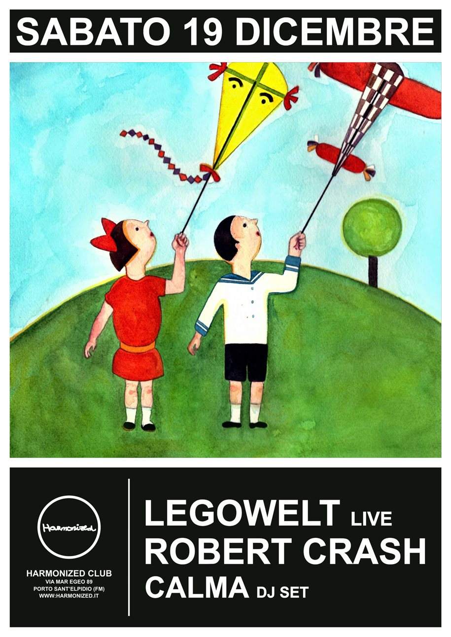 Harmonized presents Legowelt Live, Robert Crash - Página frontal