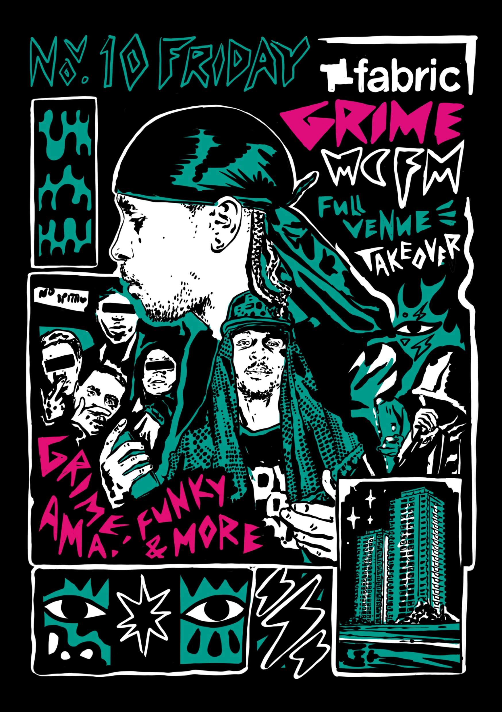 FABRICLIVE GRIME MC FM (FULL VENUE TAKEOVER) at fabric, London