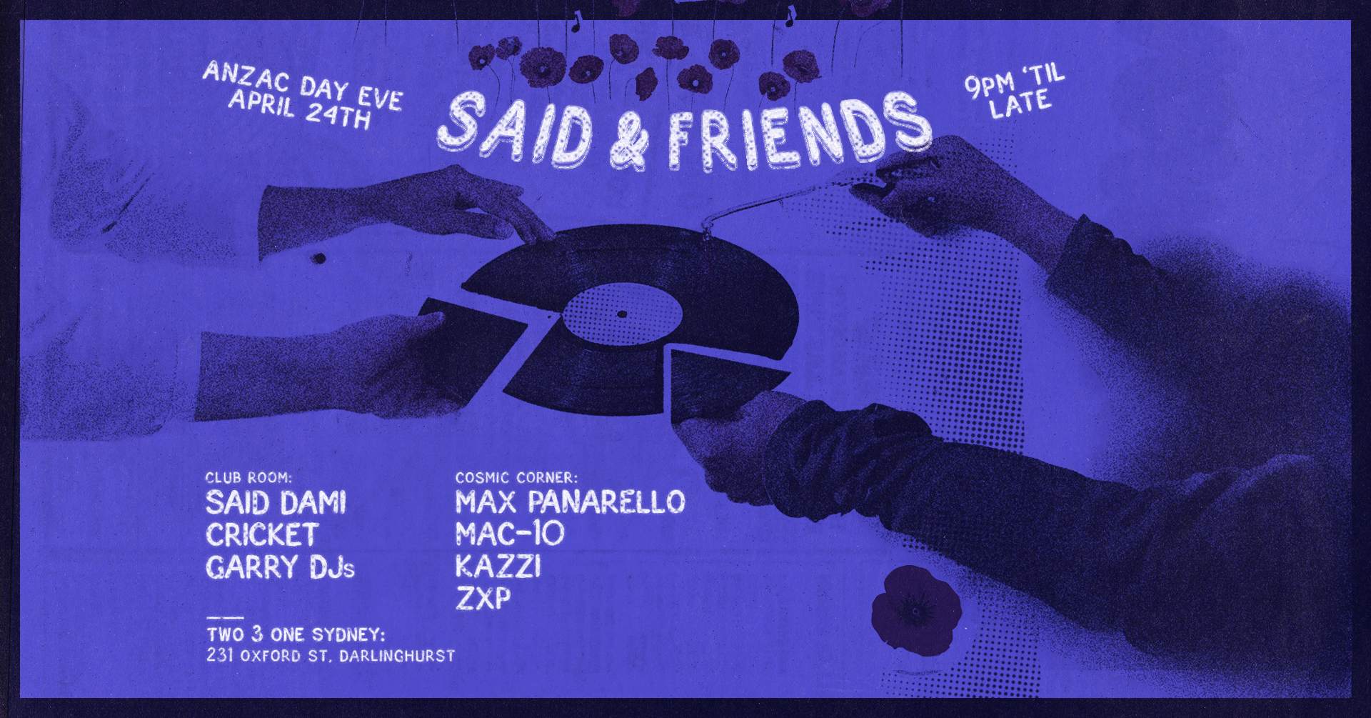 Said & Friends Launch bei Two 3 One, Sydney