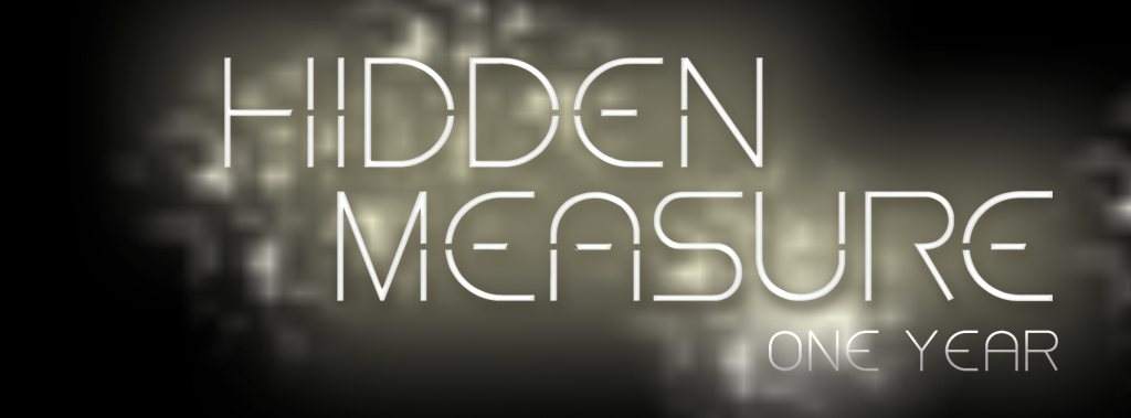 Hidden Measure 1 Year - Gary Beck + Memnok - フライヤー表