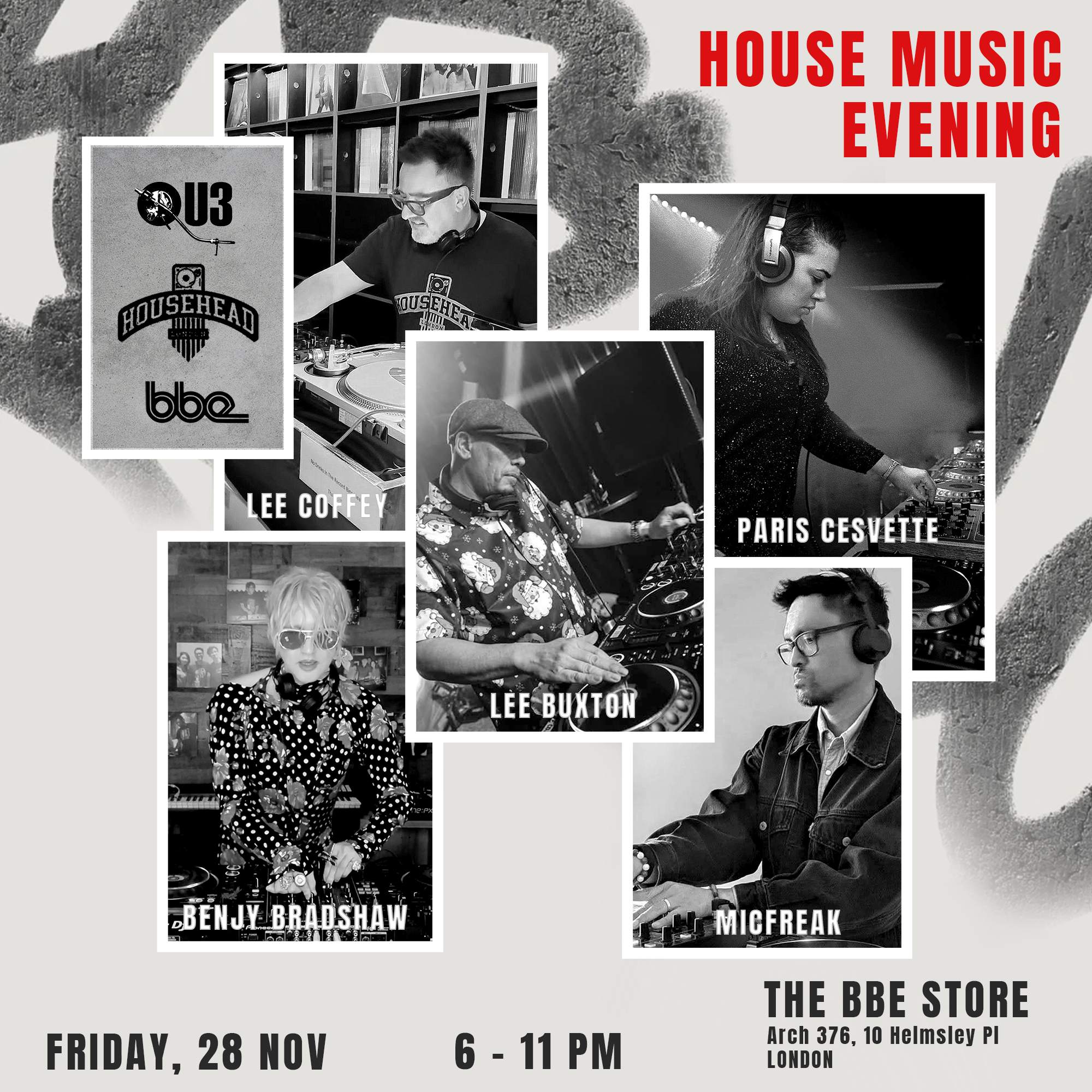 House Music Evening at BBE at The BBE Store, London