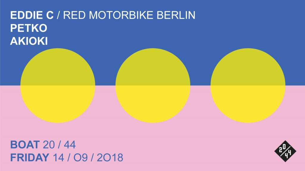 Eddie C/Red Motorbike Berlin / Petko / AKIOKI - フライヤー表