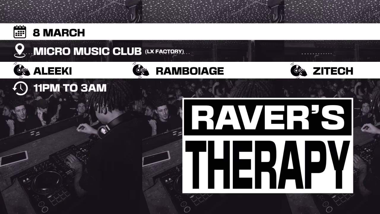 RAVER'S THERAPY - フライヤー表